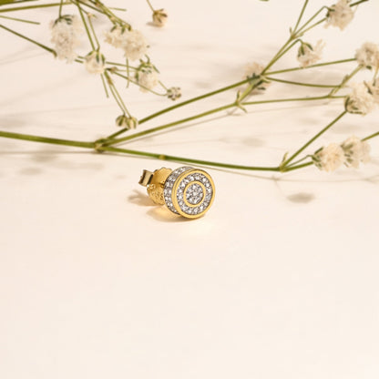 Circular Silver Studs