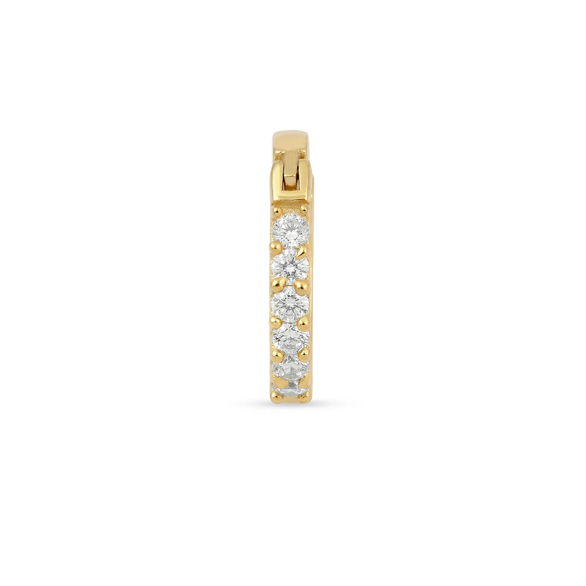 Pavé Huggie Septum Nose Ring