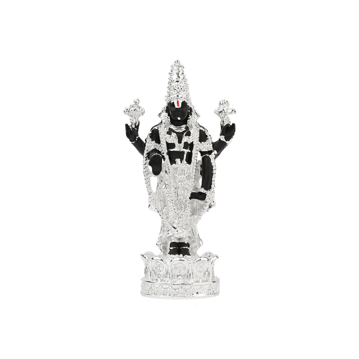 999 Silver Plated Balaji Idol